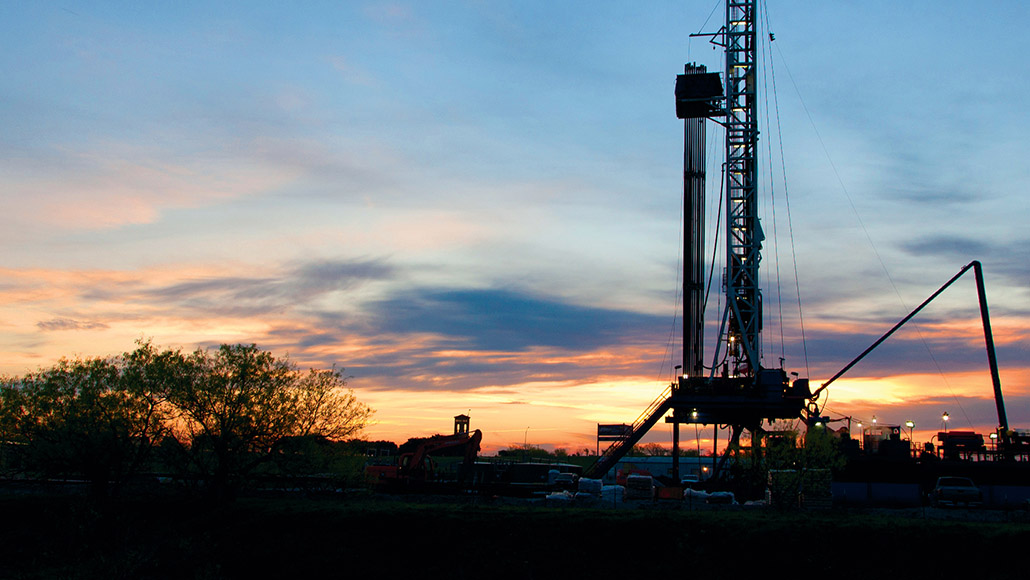 An XTO well site near Forth Worth